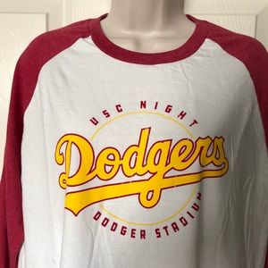 Dodgers-USC Baseball-Style Shirt